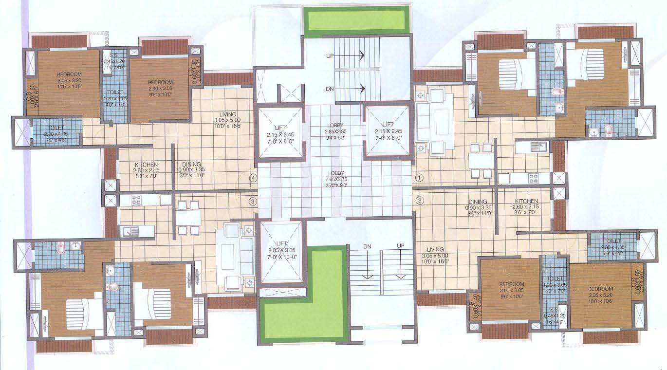 5 BHK Mayfair Meridian in Thane West