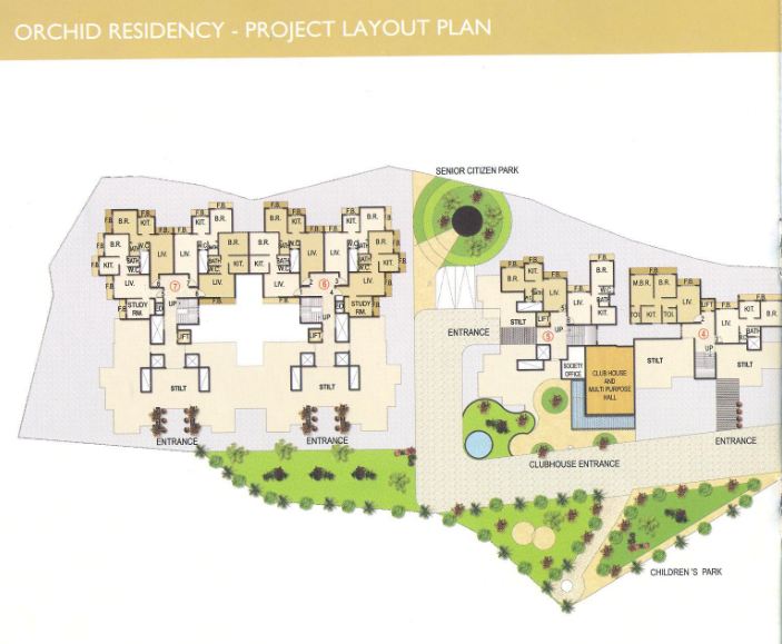 2 BHK Orchid Residency in New Panvel