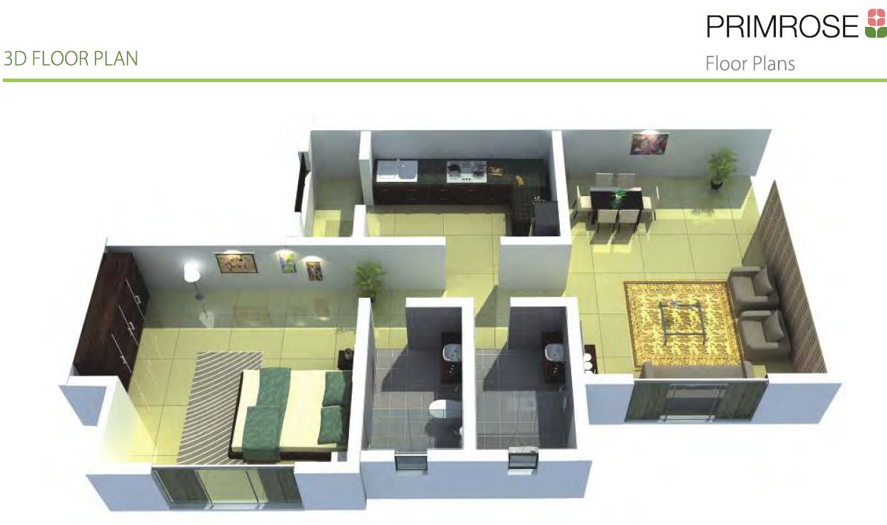 3 BHK Primrose, Nr Sndt in Thane West
