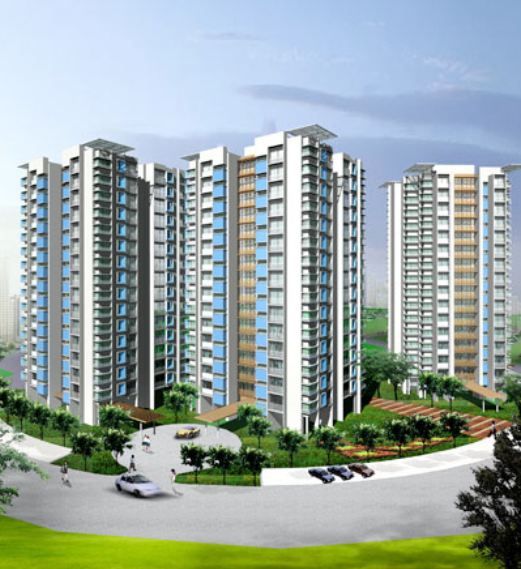 2.5 BHK Semi Furnished in Runwal Garden City , Thane West